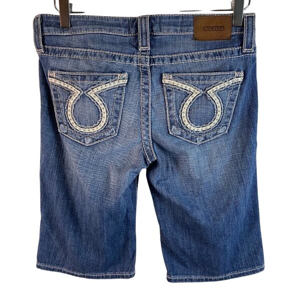 Big Star Distressed Denim Bermuda Shorts Size 27 - Picture 9 of 12